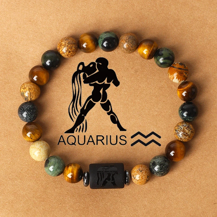 Zodiac Stone Elegance Bracelet