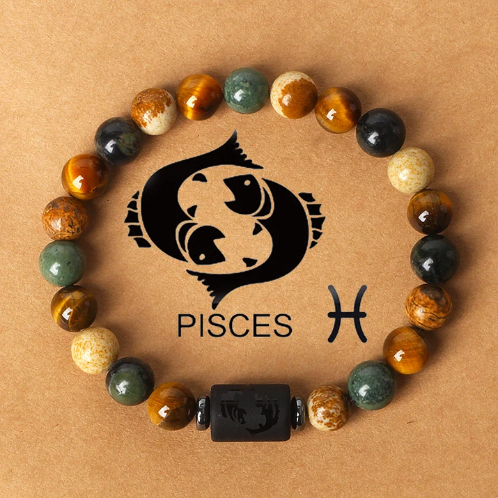 Zodiac Stone Elegance Bracelet
