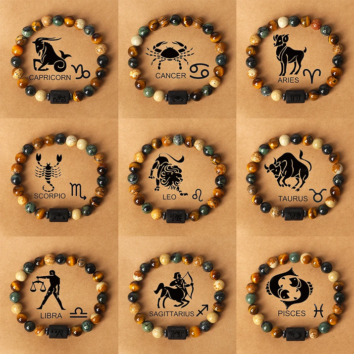 Zodiac Stone Elegance Bracelet