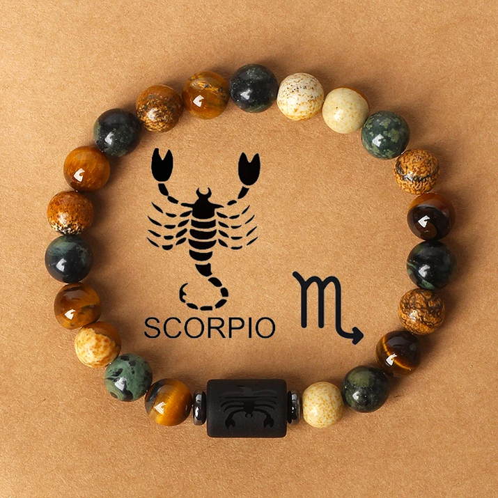 Zodiac Stone Elegance Bracelet