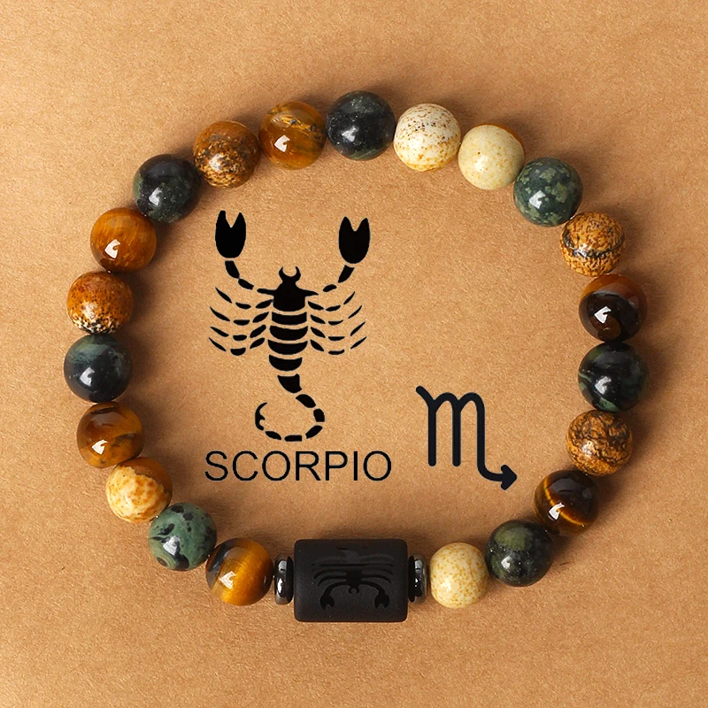 Zodiac Stone Elegance Bracelet