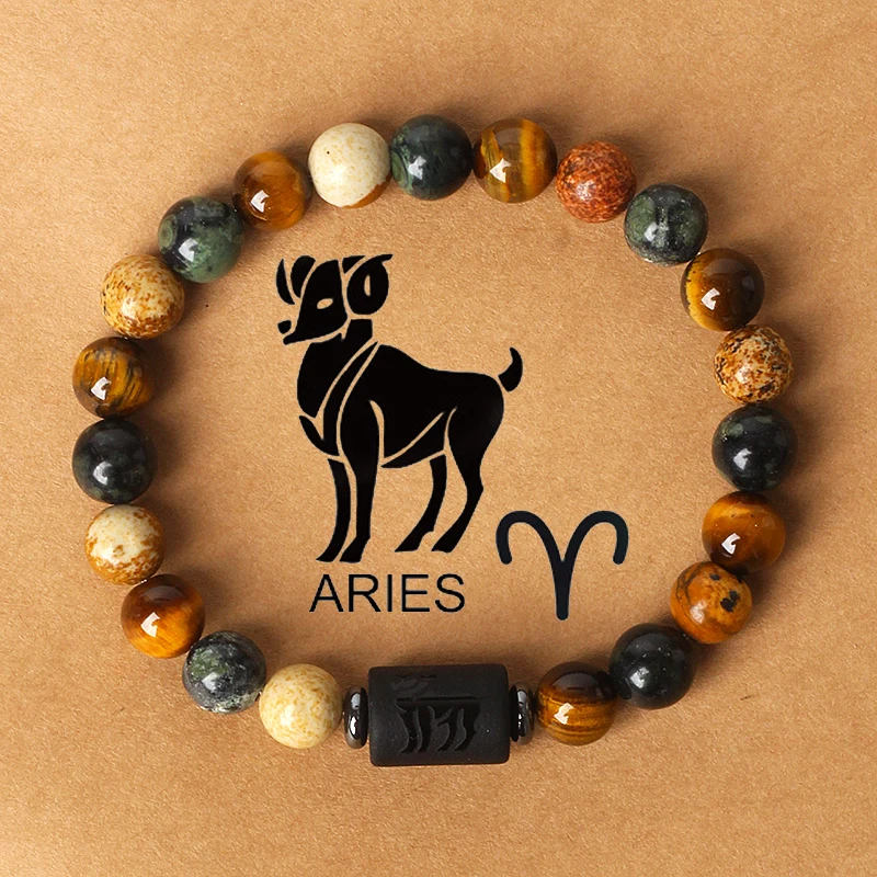 Zodiac Stone Elegance Bracelet