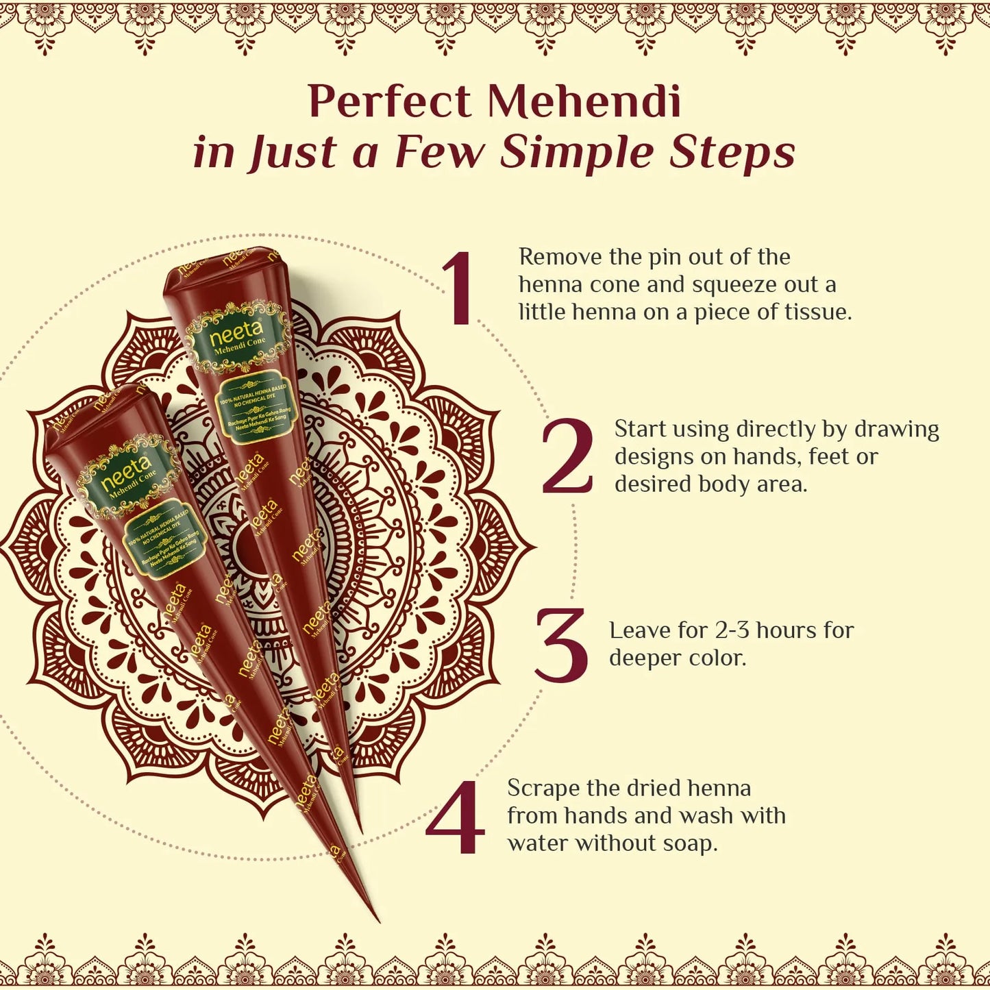 Organic Henna Tattoo Cream™