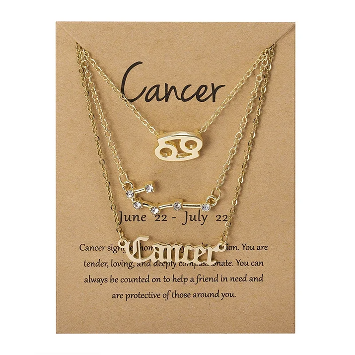 Zodiac Necklace Set