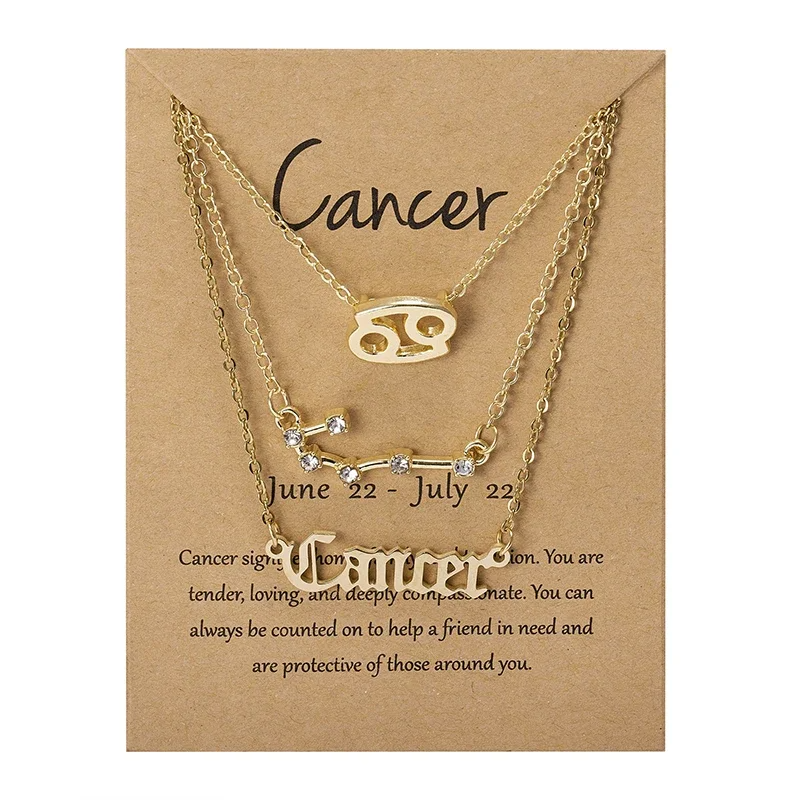 Zodiac Necklace Set