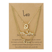 Zodiac Necklace Set